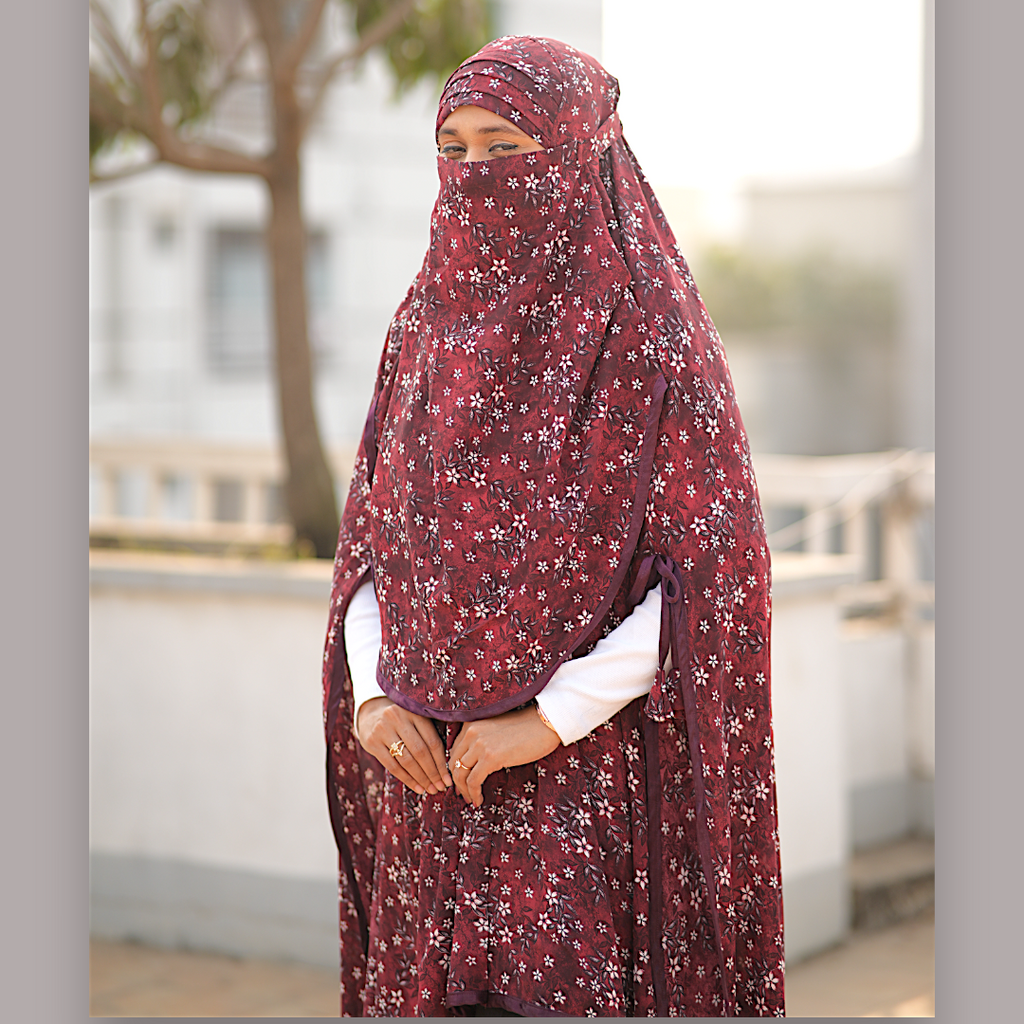 Madani Hijab With Niqab-AA17