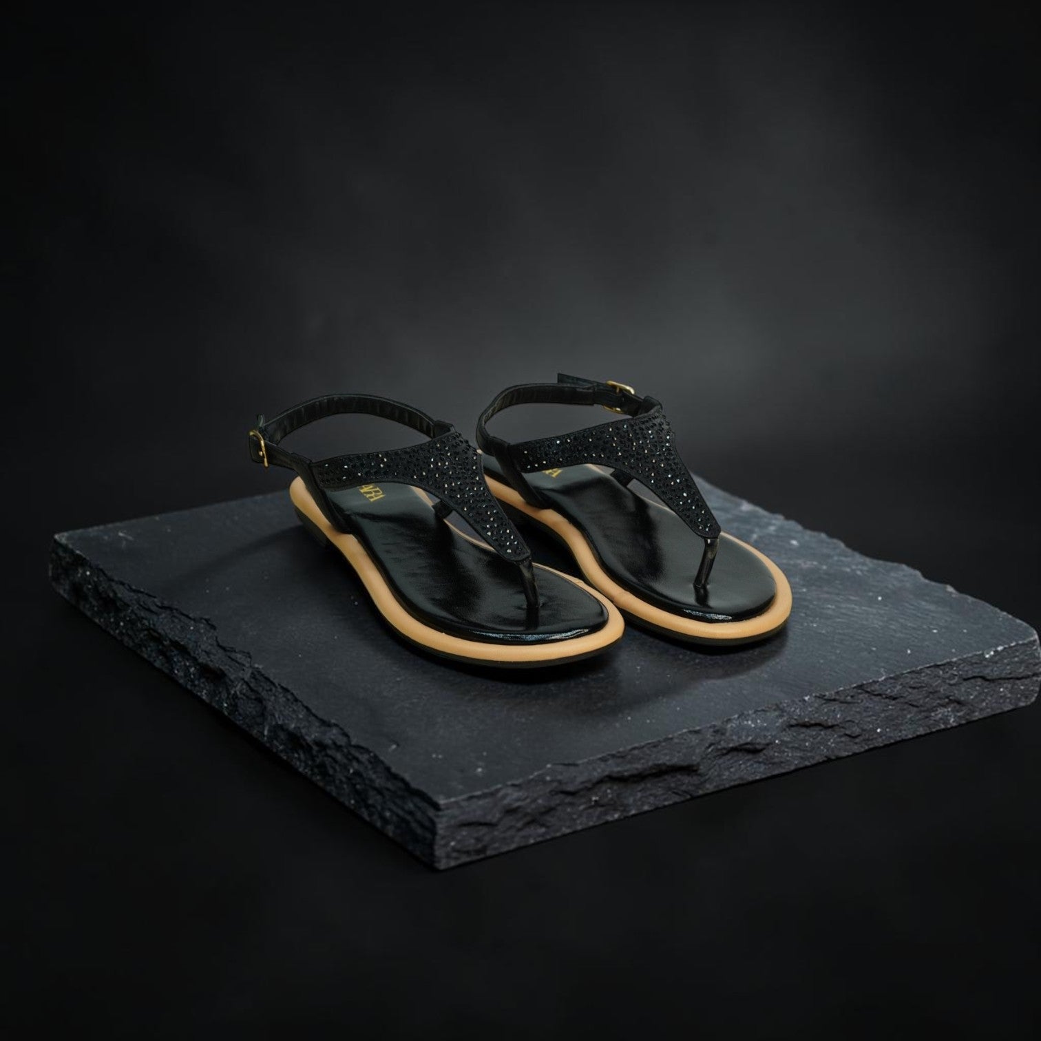 Women's flat T-Strap Sandal-1080