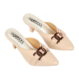 HALF SHOE PENCIL HEEL