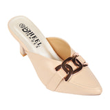 HALF SHOE PENCIL HEEL