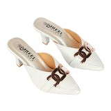 HALF SHOE PENCIL HEEL