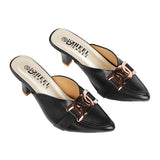 HALF SHOE PENCIL HEEL