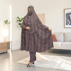 Women Khimar Two Piece Set-AA40