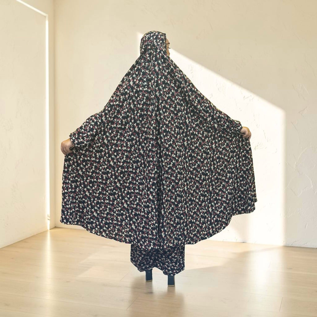 Women Khimar Two Piece Set-AA39