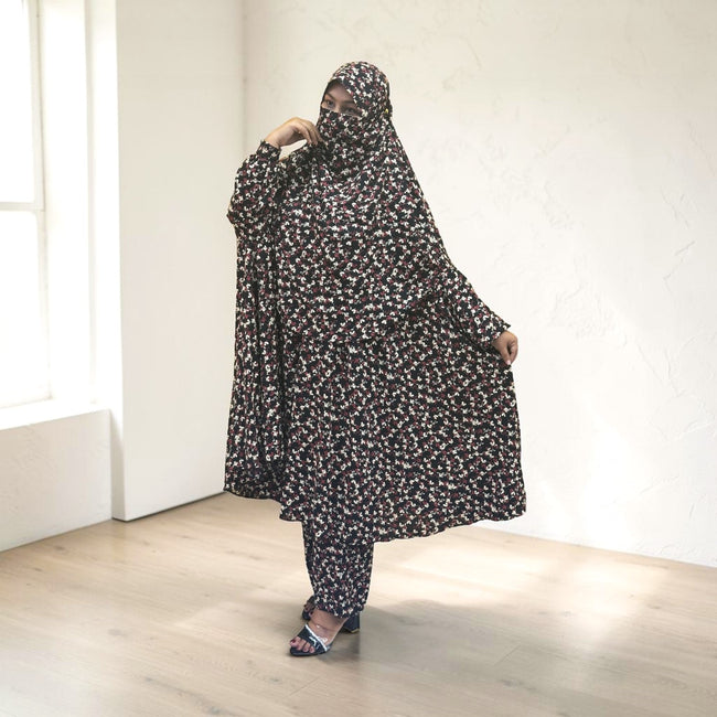 Women Khimar Two Piece Set-AA39 Main Image