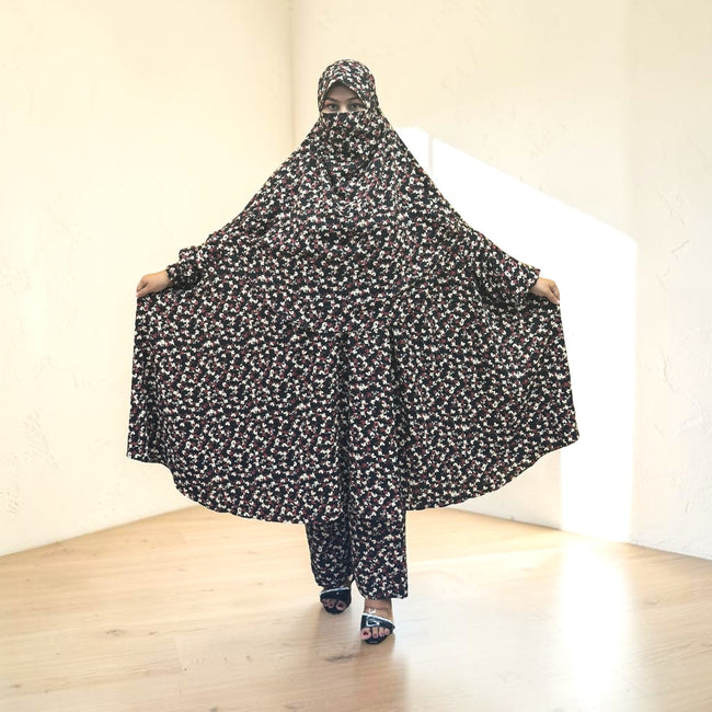 Women Khimar Two Piece Set-AA39 Hover Image
