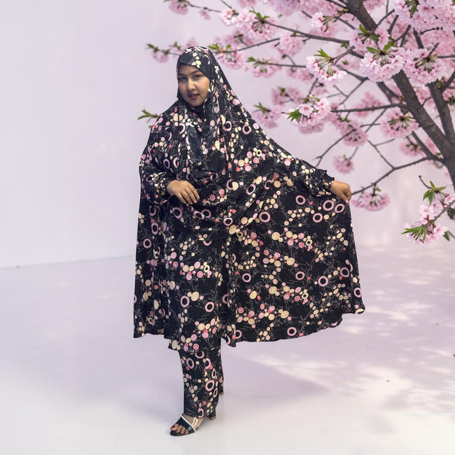 Women Khimar Two Piece Set-AA37 Hover Image