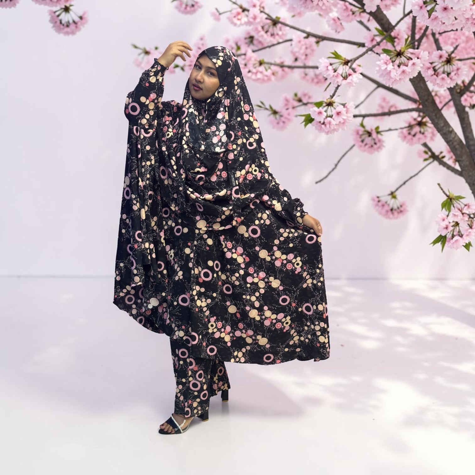 Women Khimar Two Piece Set-AA37