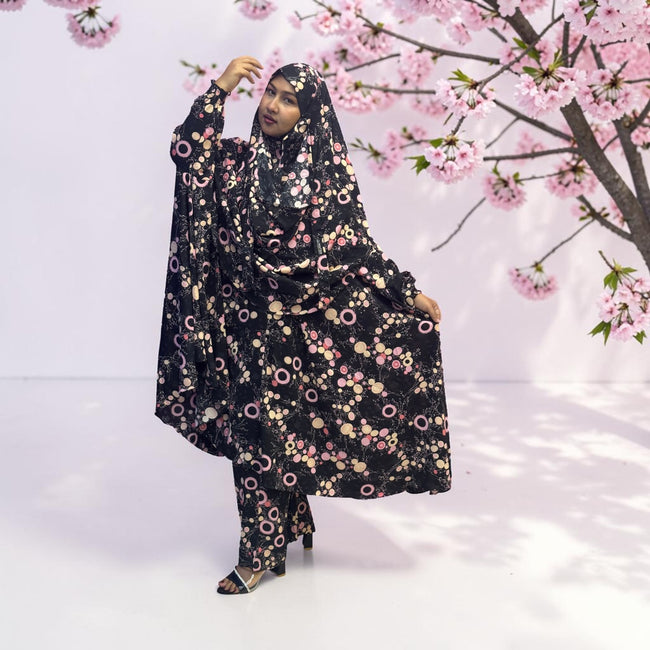Women Khimar Two Piece Set-AA37 Main Image