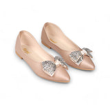 Bow Deco Flat Pumps-537