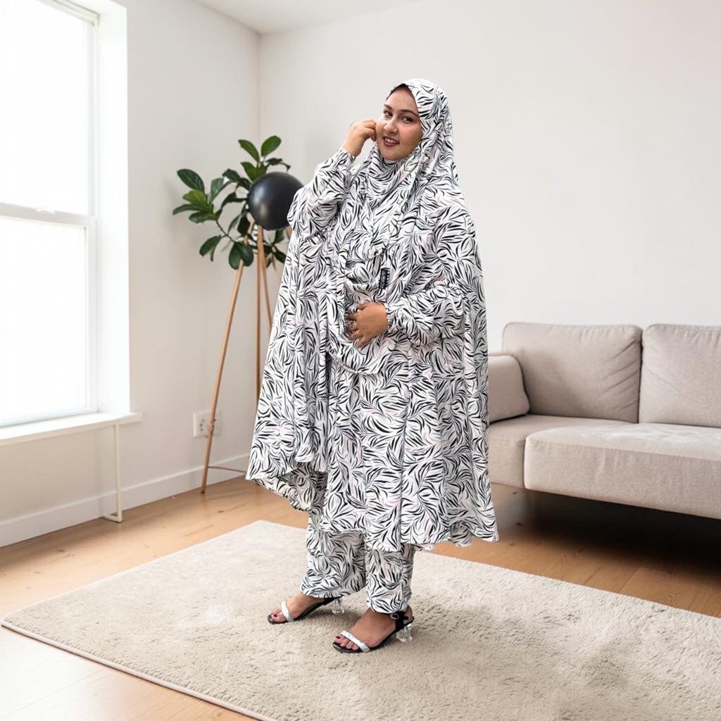 Women Khimar Two Piece Set-AA43
