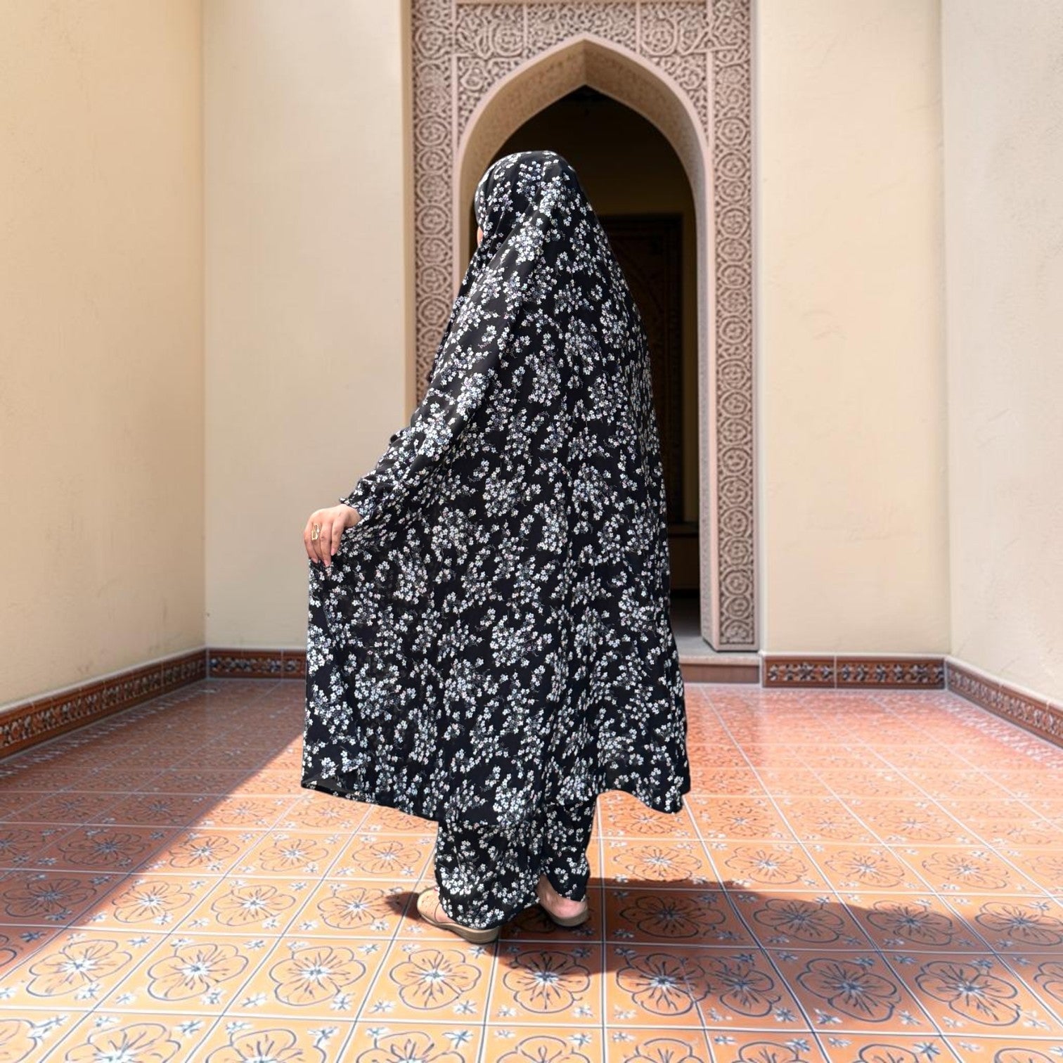 Women Khimar Two Piece Set-AA42