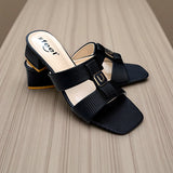 Two Strap Box Heel-833