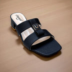 Two Strap Box Heel-833