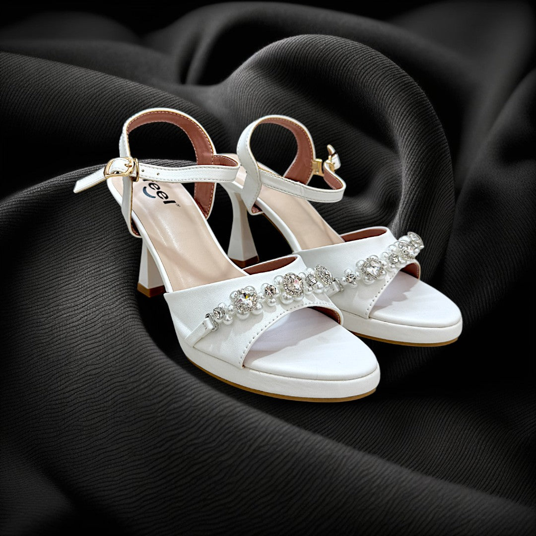 Ankle Knot Pencil High Heel-844