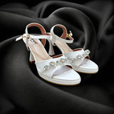 Ankle Knot Pencil High Heel-844