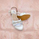 Ankle Knot Pencil High Heel-844