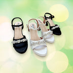 Ankle Knot Pencil High Heel-844