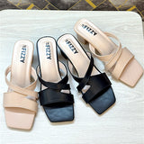 WOMEN BOX-HEEL-851