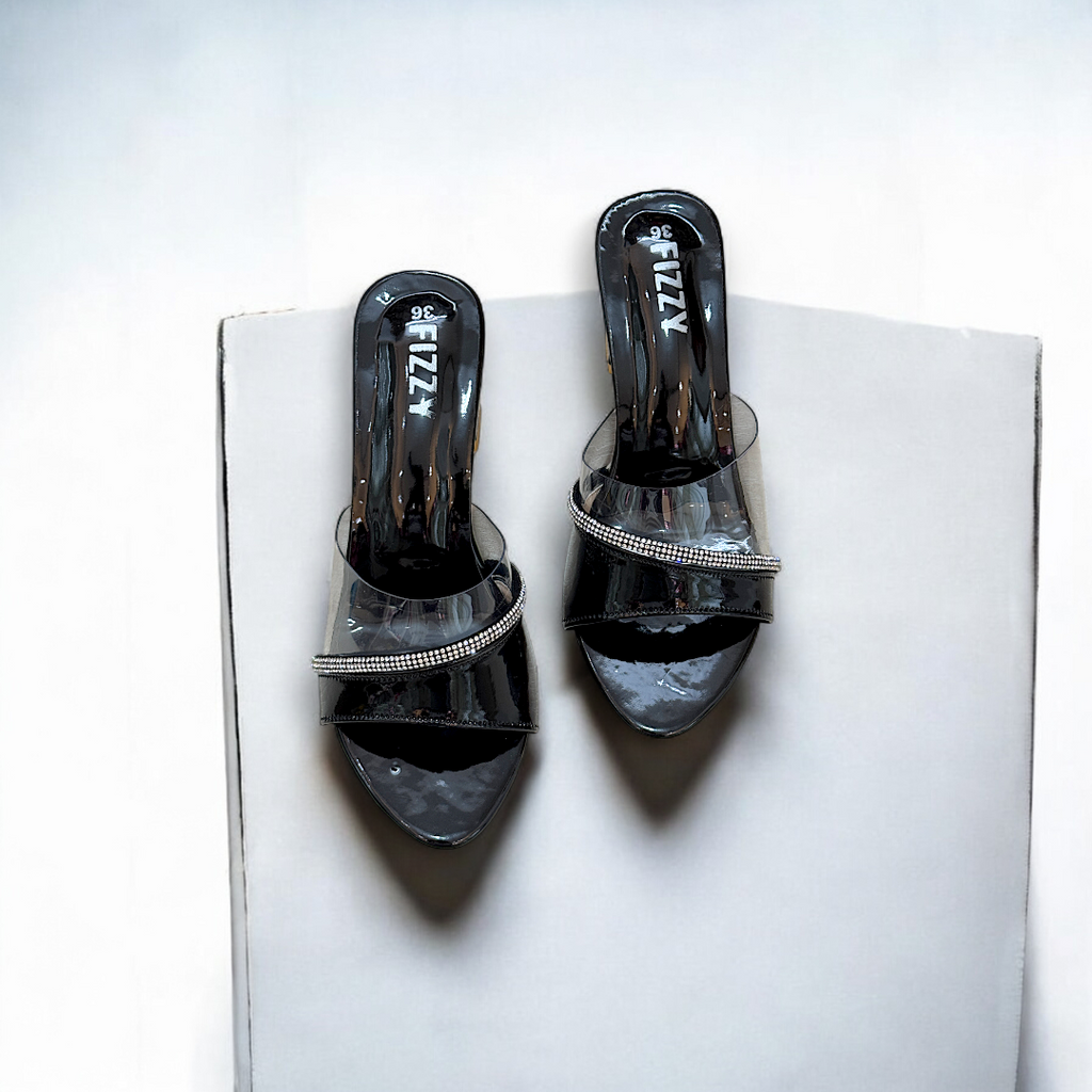 Sturdy Spool Block Heel-872