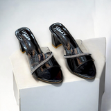 Sturdy Spool Block Heel-872