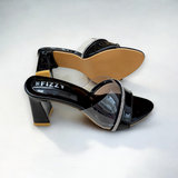 Sturdy Spool Block Heel-872