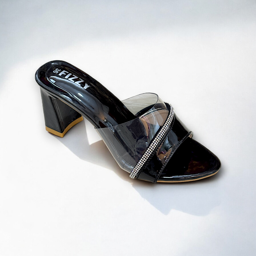 Sturdy Spool Block Heel-872