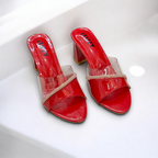 Sturdy Spool Block Heel-873