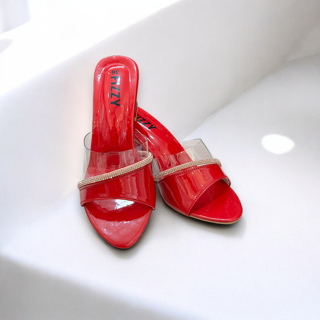 Sturdy Spool Block Heel-873