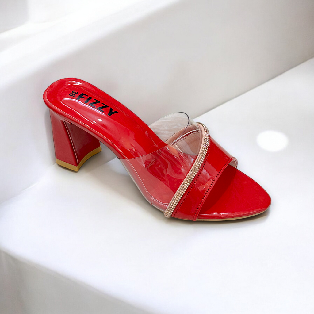 Sturdy Spool Block Heel-873