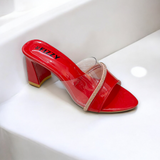 Sturdy Spool Block Heel-873