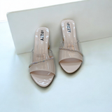 Sturdy Spool Block Heel-871