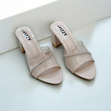 Sturdy Spool Block Heel-871