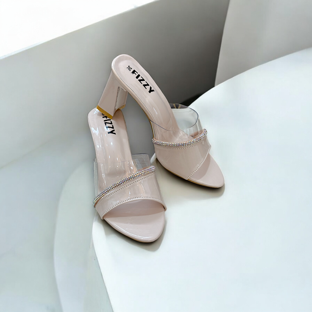 Sturdy Spool Block Heel-871