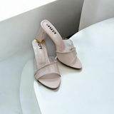 Sturdy Spool Block Heel-871