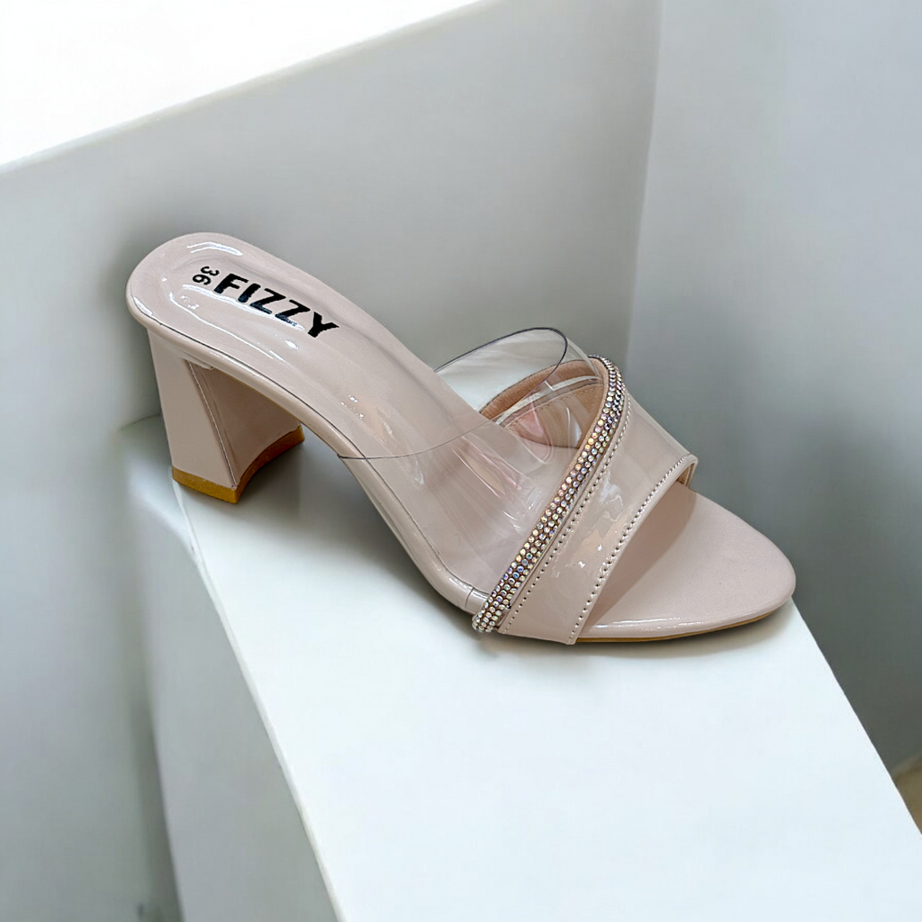 Sturdy Spool Block Heel-871