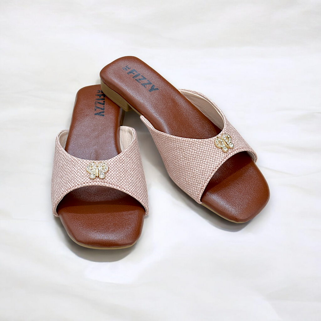Women Flat Slides-876