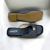 Women Flat Slides-875