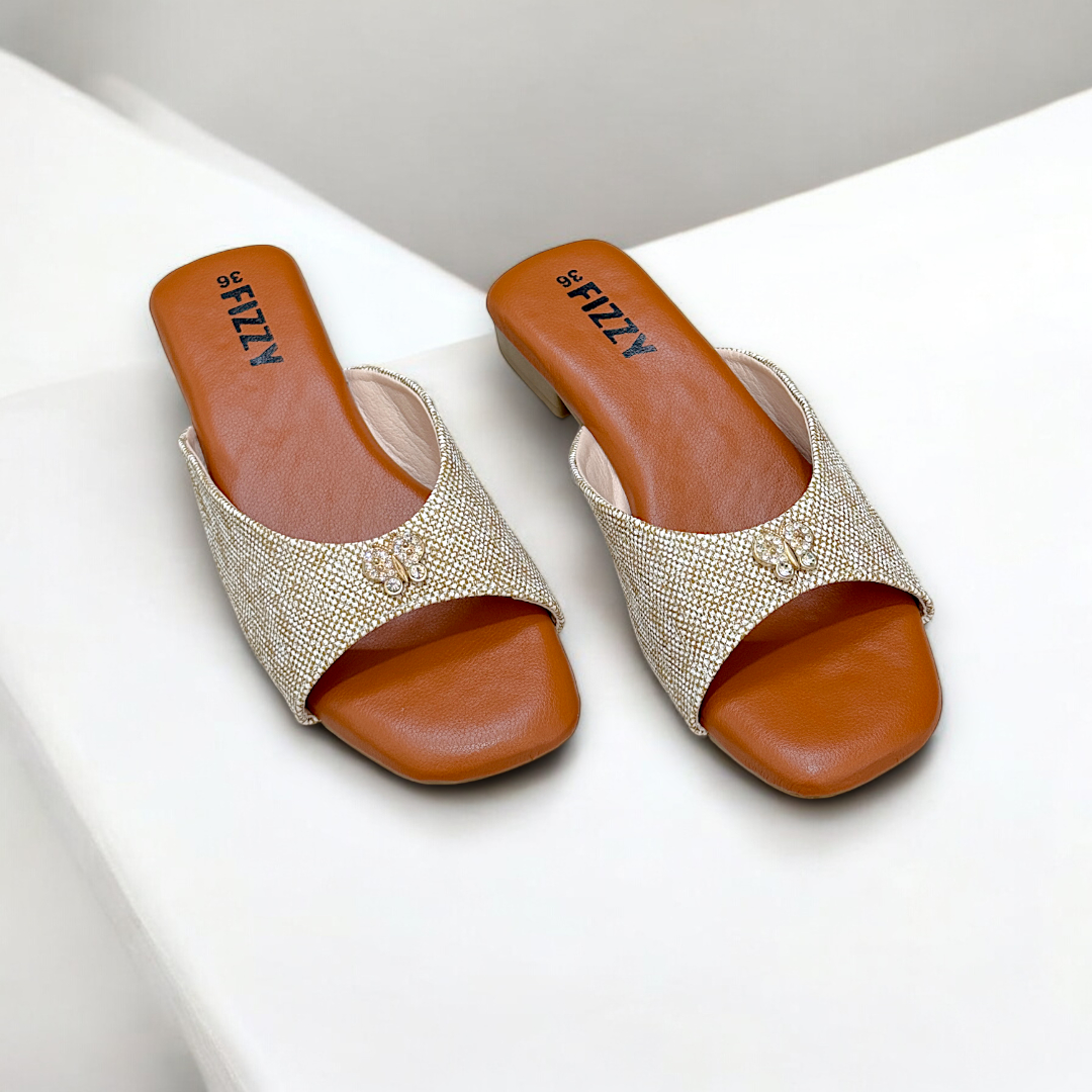 Women Flat Slides-874