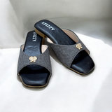 Women Flat Slides-875