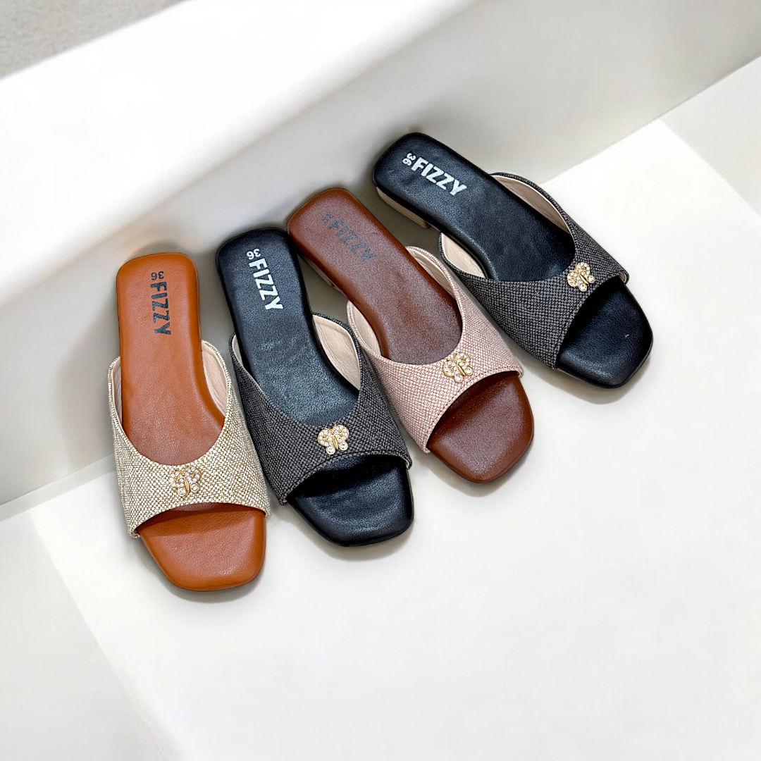 Women Flat Slides-874