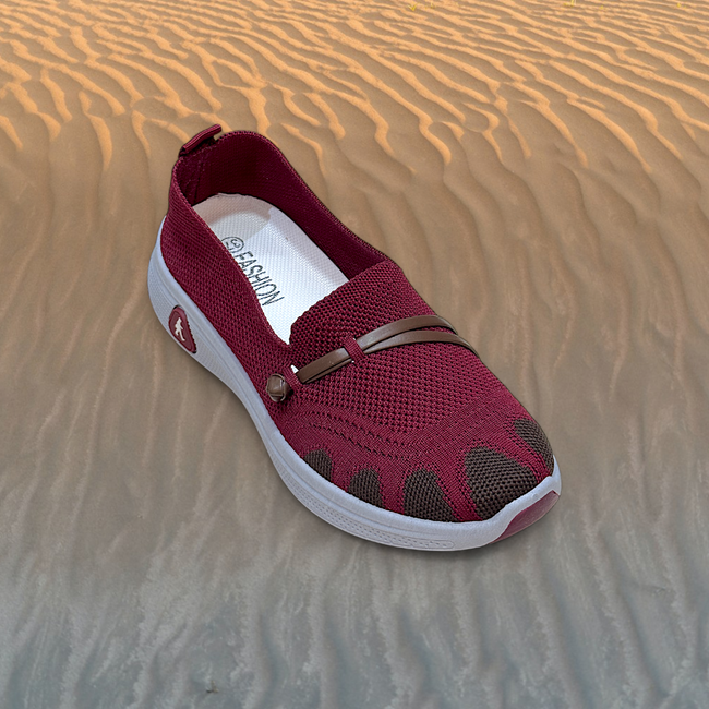 Women’s Casual Mesh Slip-On Loafer / Comfort Sneaker-903 Hover Image