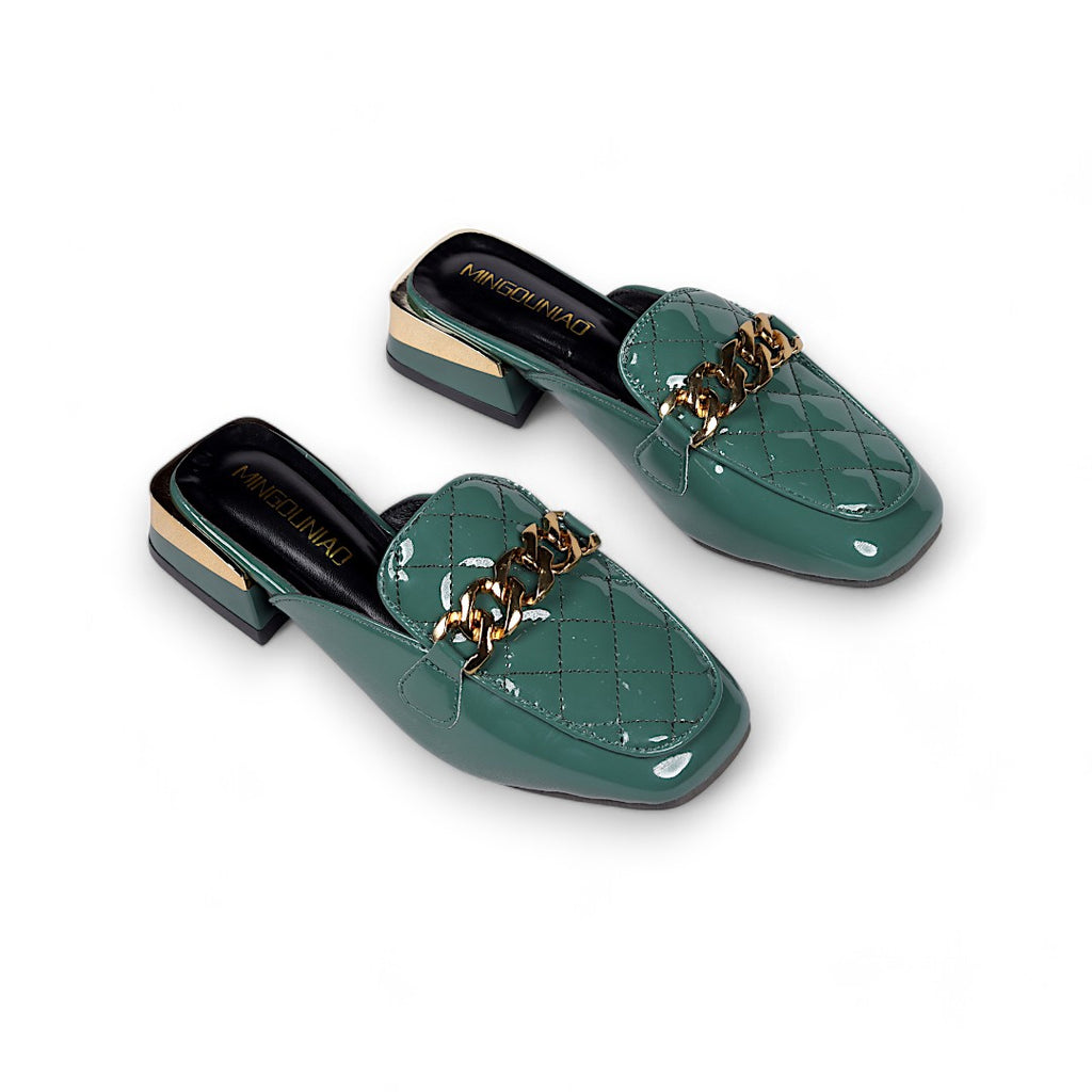 Close Toe Block Heel-448