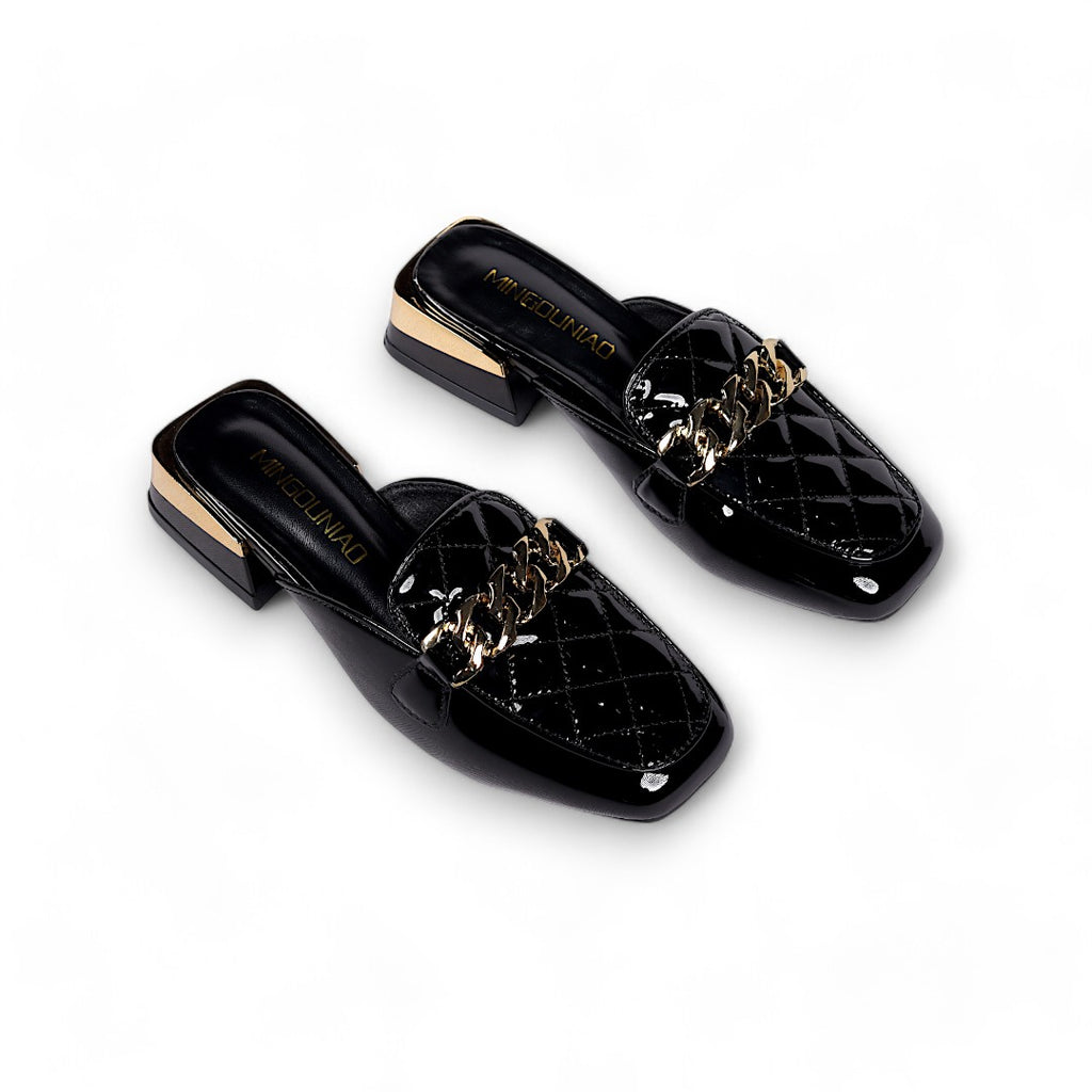 Close Toe Block Heel-448