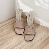 Women Slide Box Heel-915