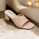 Women Slide Box Heel-915