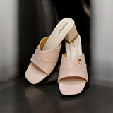Women Slide Box Heel-915