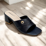 Women Slide Box Heel-916