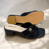 Women Slide Box Heel-916