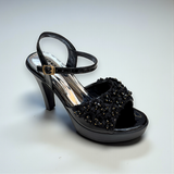 Ankle Knot Pencil Heel-936